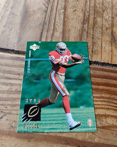 1995 Upper Deck Star Rookie #10 J.J. Stokes — front