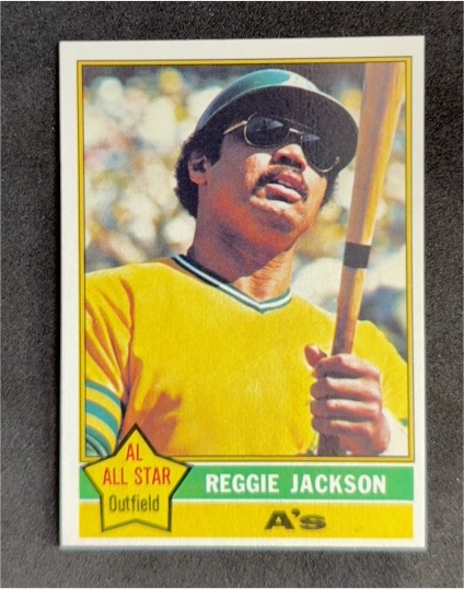 1976 Topps #500 Reggie Jackson — front