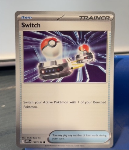 2016 Pokemon TCG Mega Evolution #130 Switch — front