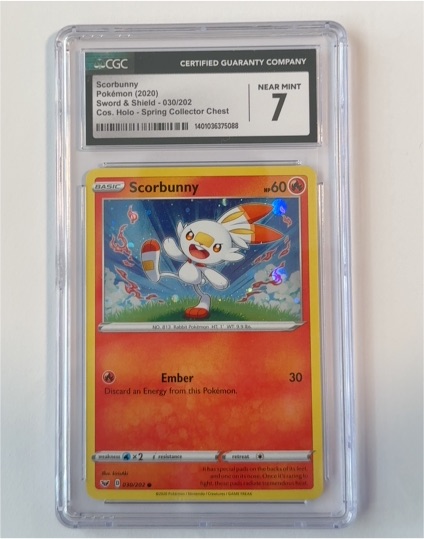 2020 Pokemon Sword & Shield #030 Scorbunny — front