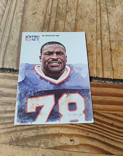 1991 Pro Set #417 Bruce Smith — front