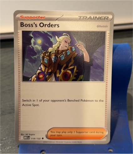 2022 Pokémon Mega Evolution #114 Ghetsis Boss's Orders — front