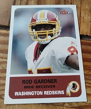 2002 Fleer #215 Rod Gardner — front