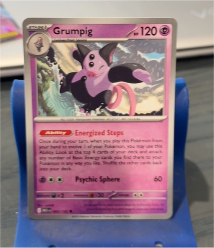 2025 Pokémon ME01: Mega Evolution #063 Grumpig — front
