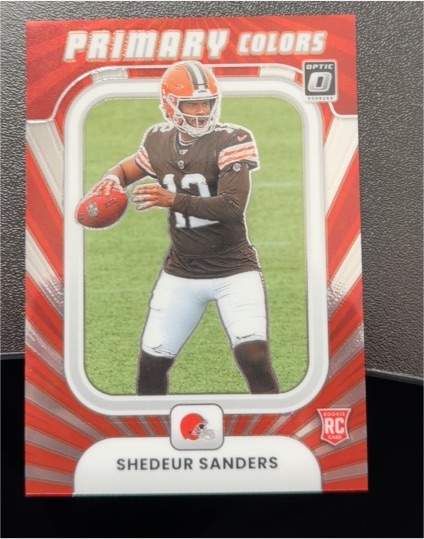 2025 Panini Donruss Optic #19 Shedeur Sanders — front