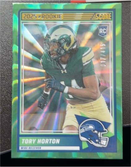 2025 Panini Score #58 Tory Horton — front