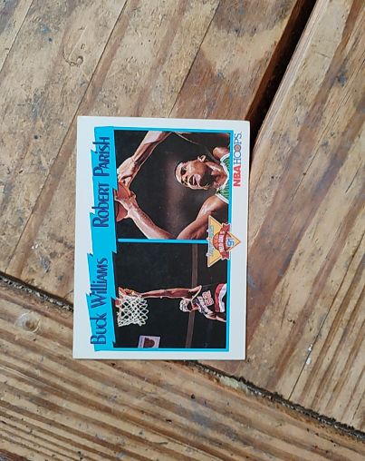 1991-92 NBA Hoops #313 Buck Williams / Robert Parish — front