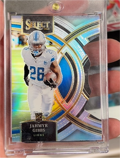 2023 Panini Select Premier Level #198 Jahmyr Gibbs — front