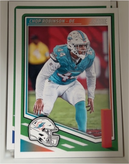 2025 Panini Score #167 Chop Robinson — front