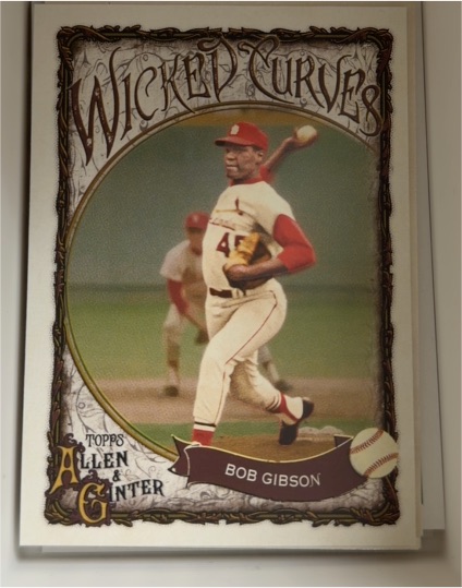 2025 Topps Allen & Ginter #WC-23 Bob Gibson Wicked Curves — front
