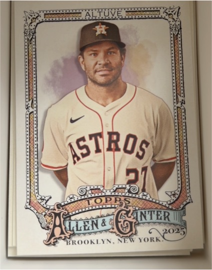 2025 Topps Allen & Ginter #152 Jose Altuve — front