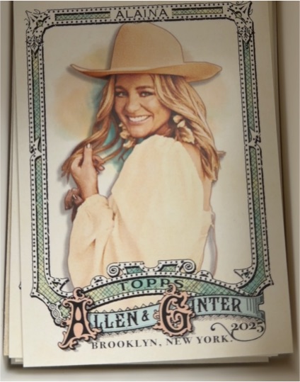 2025 Topps Allen & Ginter #252 Lauren Alaina — front