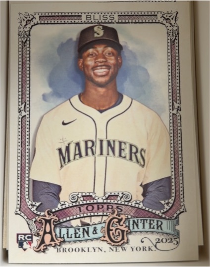 2025 Topps Allen & Ginter #205 Ryan Bliss — front