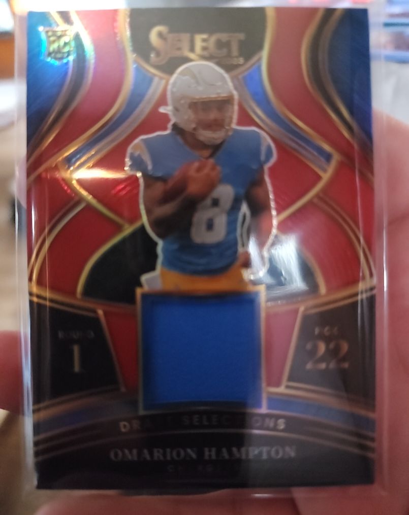 2025 Panini Select Draft Selections #DSM-OHN Omarion Hampton — front