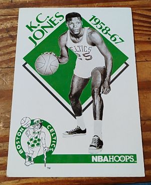 1990-91 NBA Hoops #343 K.C. Jones Boston Celtics — front