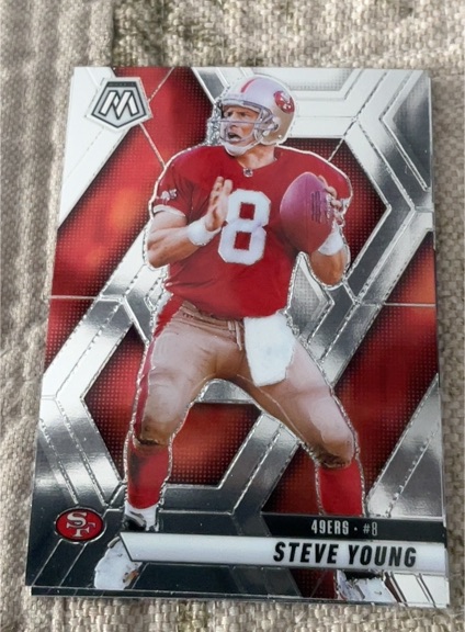 2025 Panini Mosaic #10 Steve Young — front