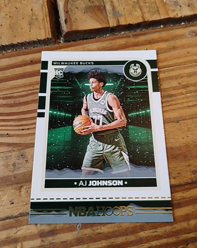 2024-25 Panini NBA Hoops #253 AJ Johnson — front