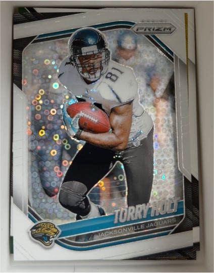 2025 Panini Prizm #121 Torry Holt White Disco — front