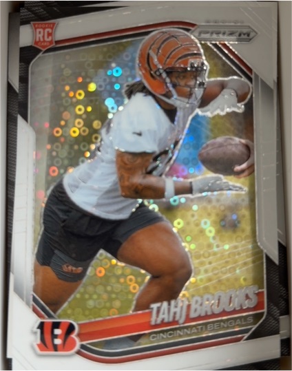 2025 Panini Prizm #335 Tahj Brooks — front