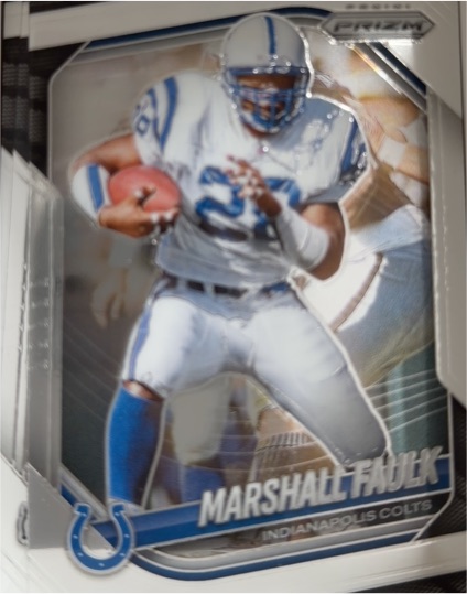 2025 Panini Prizm #75 Marshall Faulk — front