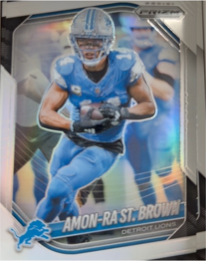 2025 Panini Prizm #187 Amon-Ra St. Brown — front