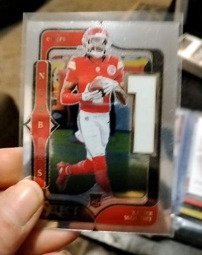 2024 Panini Select Numbers #8 Xavier Worthy — front