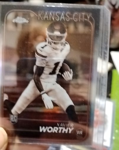 2024 Topps Chrome #208 Xavier Worthy — front