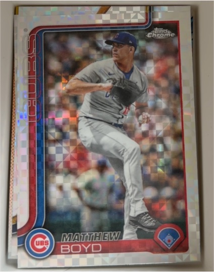2025 Topps Chrome Update #USC184 Matthew Boyd — front