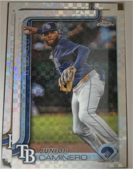 2025 Topps Chrome Update #USC109 Junior Caminero — front