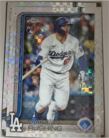 2025 Topps Chrome Update #USC129 Dalton Rushing — front
