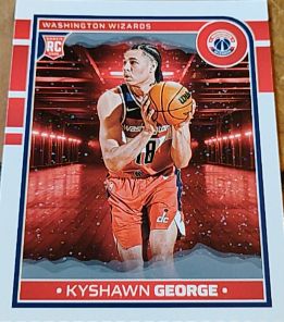 2024-25 Panini NBA Hoops #254 Kyshawn George — front