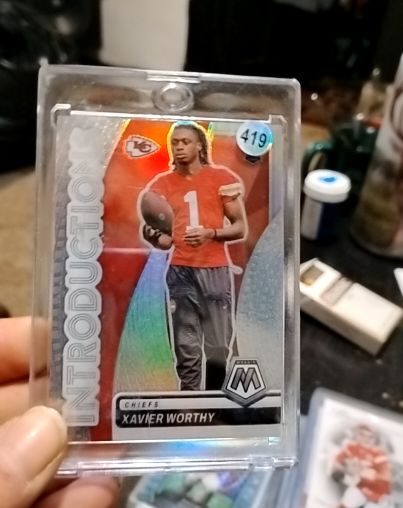 2024 Panini Mosaic #10 Xavier Worthy Introductions Rookie — front