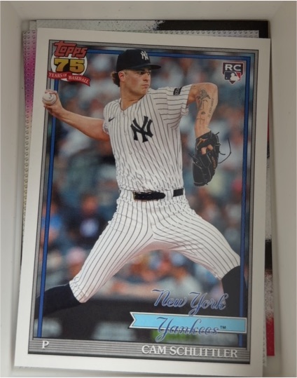 2026 Topps #T91-86 Cam Schlittler — front
