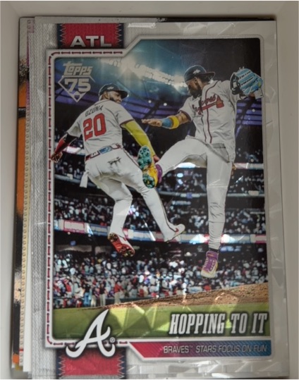 2026 Topps Series 1 #118 Hopping To It Atlanta Braves — front