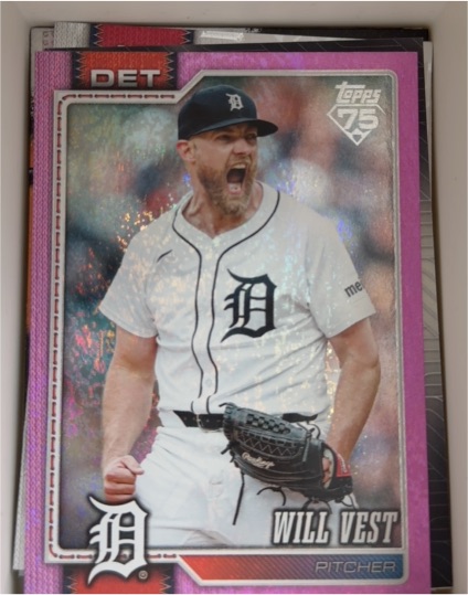 2026 Topps #121 Will Vest — front