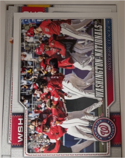 2026 Topps Series 1 #266 Washington Nationals Team Card — front