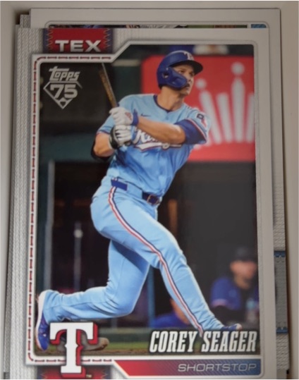 2026 Topps Series 1 #96 Corey Seager Texas Rangers — front