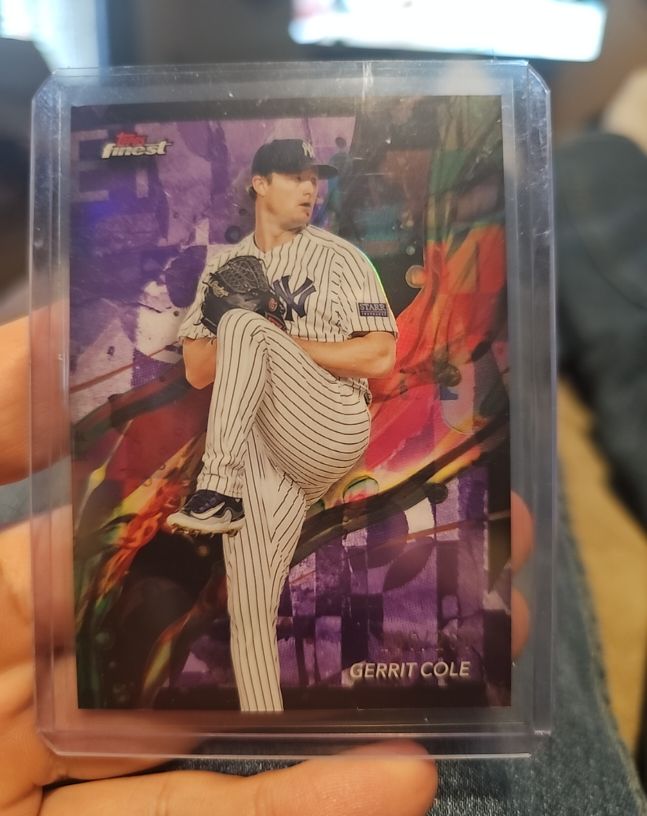 2024 Topps Finest #80 Gerrit Cole — front