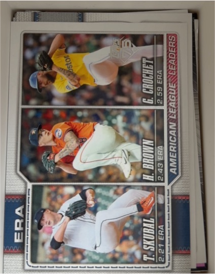 2026 Topps Series 1 #327 Tarik Skubal/Hunter Brown/Garrett Crochet — front