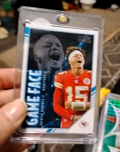 2020 Panini Score Game Face #GF-PM Patrick Mahomes II — front