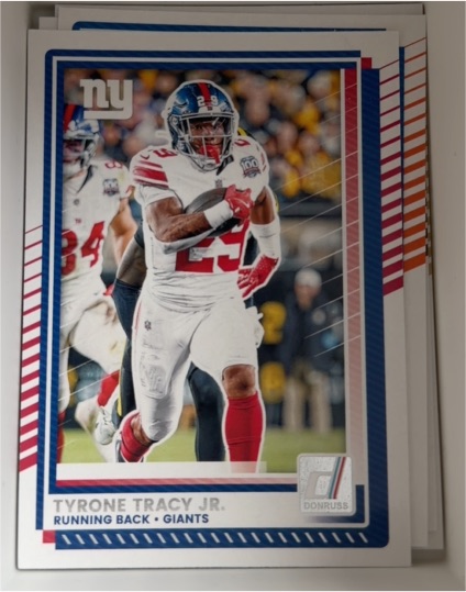 2025 Donruss #5 Tyrone Tracy Jr. — front