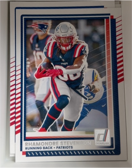 2025 Panini Donruss #63 Rhamondre Stevenson — front