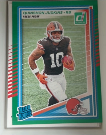 2025 Donruss #330 Quinshon Judkins — front
