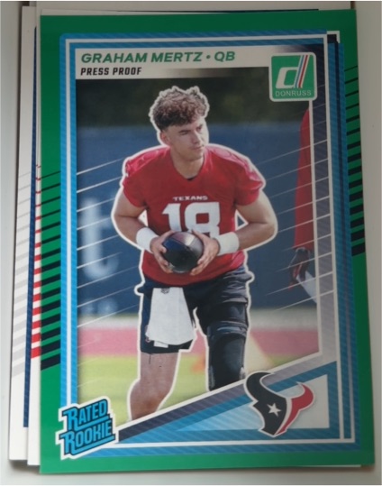 2025 Panini Donruss #347 Graham Mertz — front