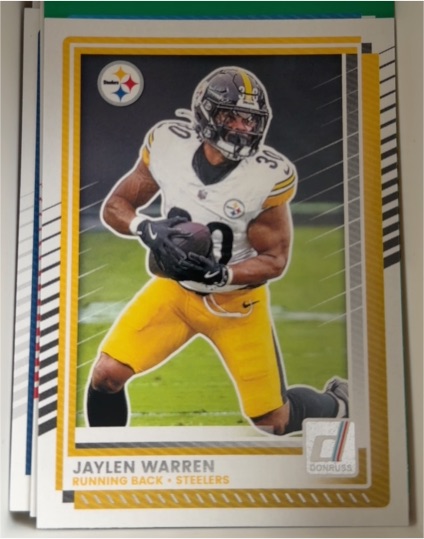 2025 Donruss #200 Jaylen Warren — front