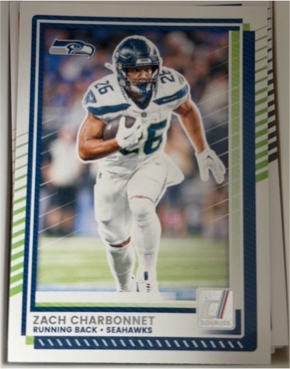 2025 Donruss #89 Zach Charbonnet — front