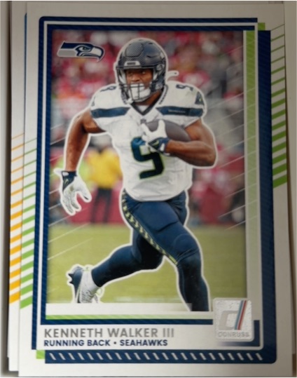 2025 Panini Donruss #187 Kenneth Walker III — front