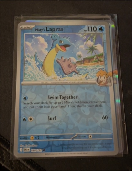 Misty's Lapras SV10 #050/182 Destined Rivals — front