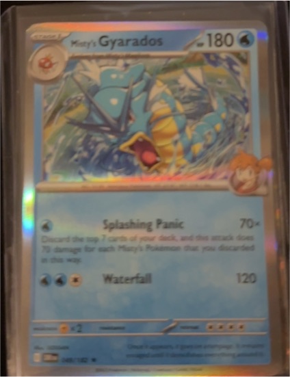 2025 Pokémon TCG Destined Rivals #049 Misty's Gyarados — front