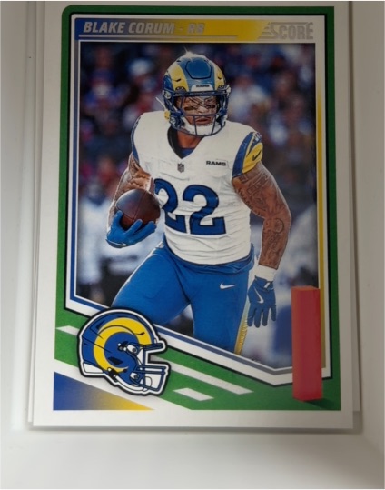 2025 Panini Score #243 Blake Corum — front